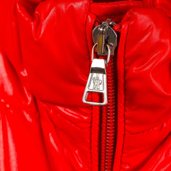 Moncler Petichet Red Stripe Bomber Down-Fill Puffer Jacket - Picture 9 of 15